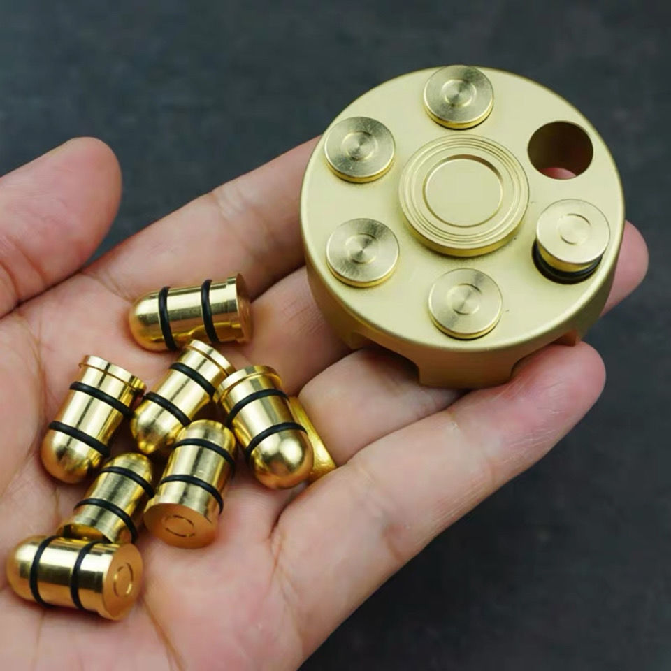 Detachable Fidget Spinner Revolver Toys Spinning Top Creative Decompression Toy Magnetic Stress Release Fidget Spin Gold spiner