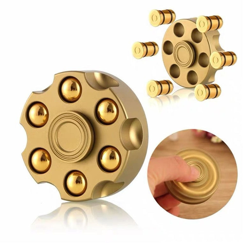 Detachable Fidget Spinner Revolver Toys Spinning Top Creative Decompression Toy Magnetic Stress Release Fidget Spin Gold spiner